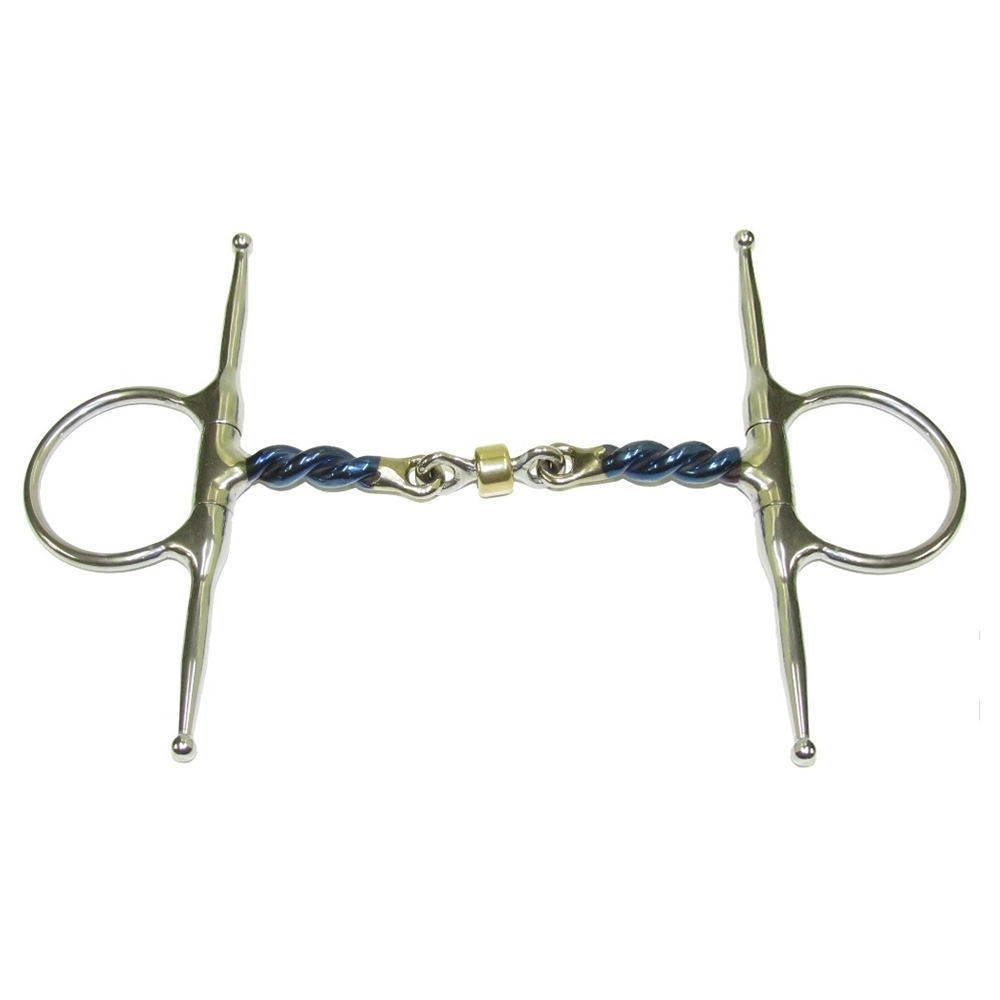 Blue Alloy Full Cheek Bit