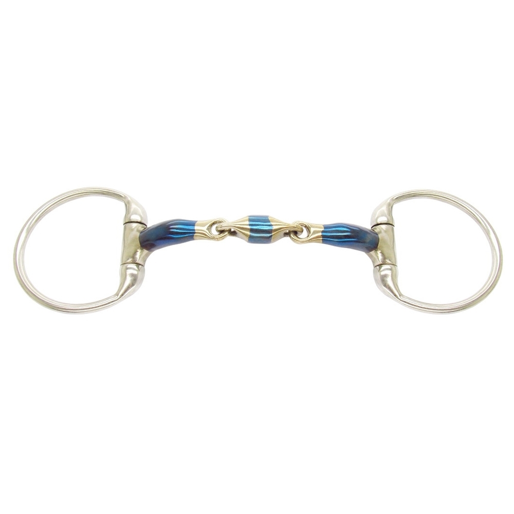 Blue Alloy Eggbutt Bit